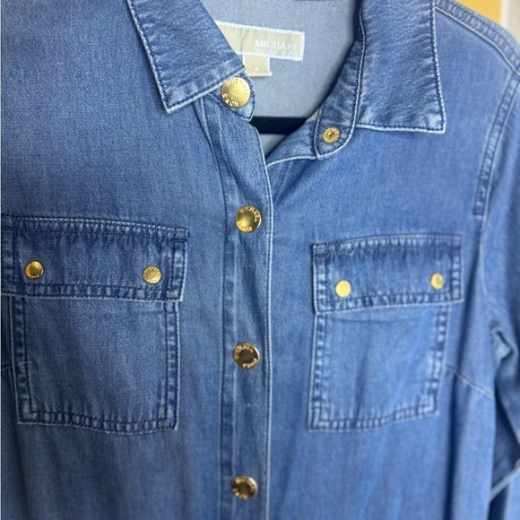 Michael Kors Denim Blue Women's Jumpsuit - Picture 5 of 12